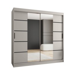 Rubino V4 Sliding Door Wardrobe 200cm - Cashmere 200cm - thumbnail 8
