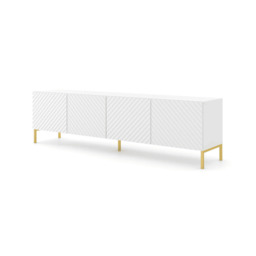 Surf TV Cabinet 200cm - White 200cm - thumbnail 1