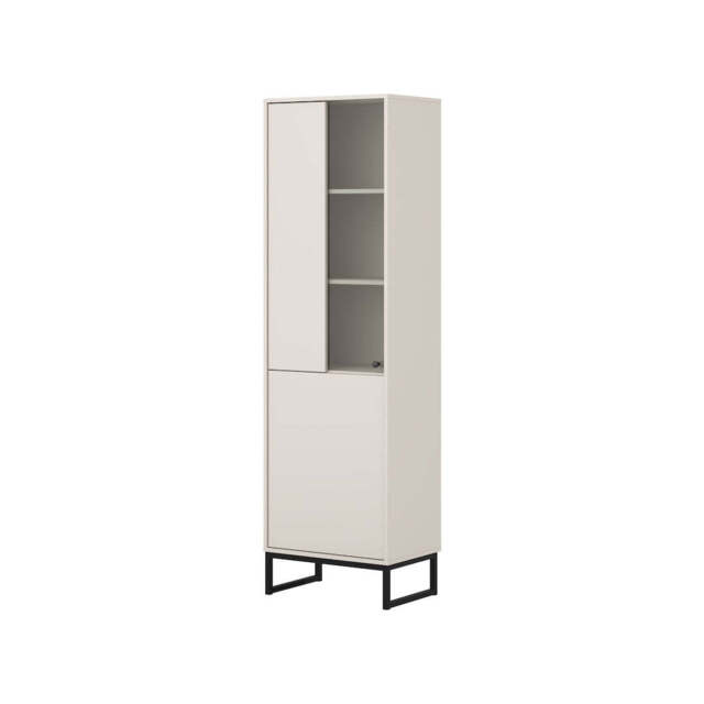 Loft Tall Display Cabinet 53cm - Cashmere 53cm - image 1
