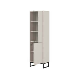 Loft Tall Display Cabinet 53cm - Cashmere 53cm - thumbnail 8