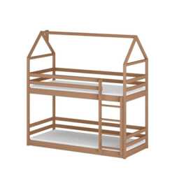 Wooden Bunk Bed Axel - Cinnamon Foam Mattresses - thumbnail 1