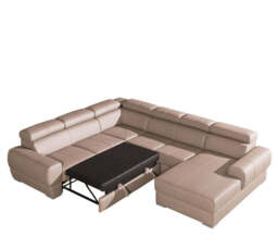 Vento U-Shaped Corner Sofa Bed - 302cm 255cm - thumbnail 3