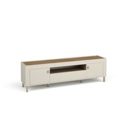 Mossa 08 TV Cabinet 177cm - Black 177cm - thumbnail 2