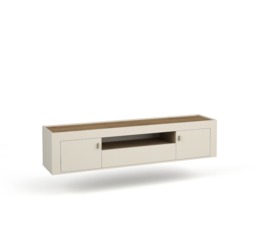 Mossa 08 TV Cabinet 177cm - Black 177cm - thumbnail 4