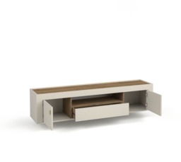Mossa 08 TV Cabinet 177cm - Black 177cm - thumbnail 5