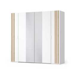 Florencja Sliding Door Wardrobe 220cm - White 220cm - thumbnail 1