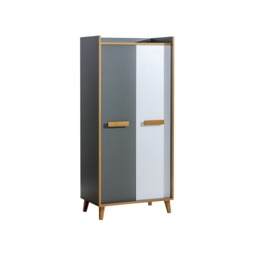 Werso W1 Hinged Wardrobe 90cm - Anthracite 90cm - thumbnail 1