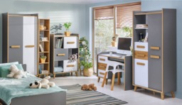 Werso W1 Hinged Wardrobe 90cm - Anthracite 90cm - thumbnail 3