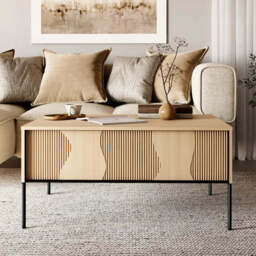 Flow FW-06 Coffee Table 100cm - Oak Vincenza 100cm - thumbnail 1