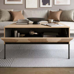 Flow FW-06 Coffee Table 100cm - Oak Vincenza 100cm - thumbnail 5
