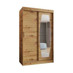 Rossa Sliding Door Wardrobe 120cm - Cashmere 120cm - thumbnail 3