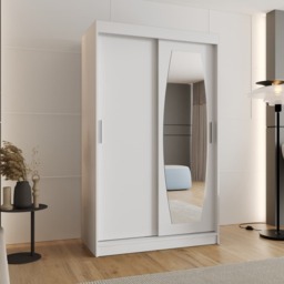 Rossa Sliding Door Wardrobe 120cm - Cashmere 120cm - thumbnail 7