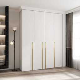 Como III Hinged Door Wardrobe 190cm - Cashmere 190cm - thumbnail 5