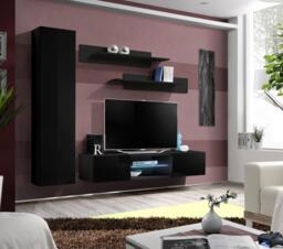 "Fly R1 Entertainment Unit For TVs Up To 60"" - White 210cm" - thumbnail 2