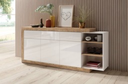 Sintra 25 Sideboard Cabinet 200cm - White 200cm - thumbnail 3