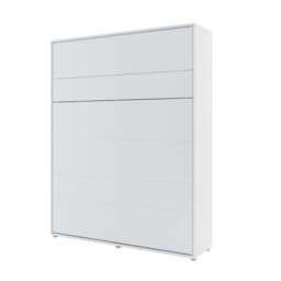 BC-12 Vertical Wall Bed Concept 160cm - White Gloss 160 x 200cm - thumbnail 2