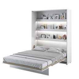 BC-12 Vertical Wall Bed Concept 160cm - White Gloss 160 x 200cm - thumbnail 3