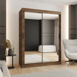 Rubino T3 Sliding Door Wardrobe 150cm - Cashmere 150cm - thumbnail 2