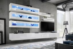 "Fly J2 Entertainment Unit For TVs Up To 60"" - White 320cm"