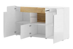 Toledo 26 Sideboard Cabinet 159cm - Grey Gloss 159cm - thumbnail 6