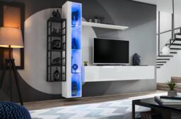 "Switch Metal VII Entertainment Unit For TVs Up To 75"" - 240cm Graphite" - thumbnail 2