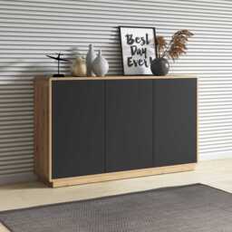 Aston 43 Sideboard Cabinet 160cm - Black 160cm