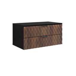 Enzo Floating Vanity Unit 81cm - Oak Catania 81cm - thumbnail 1
