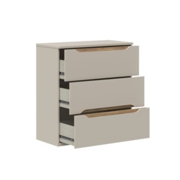 Edwal Chest Of Drawers 85cm - Beige 85cm - thumbnail 3
