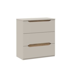 Edwal Chest Of Drawers 85cm - Beige 85cm - thumbnail 2