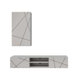 "Geo I Entertainment Unit For TVs Up To 50"" - Cashmere 180cm" - thumbnail 2