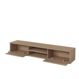 Frida 40 Floating TV Cabinet 180cm - Light Oak 180cm - thumbnail 2