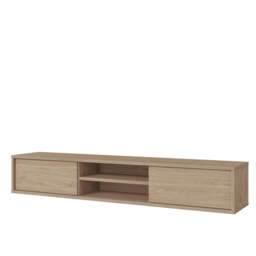 Frida 40 Floating TV Cabinet 180cm - Light Oak 180cm - thumbnail 3