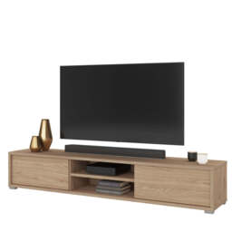 Frida 40 Floating TV Cabinet 180cm - Light Oak 180cm - thumbnail 5