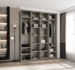 Como I Hinged Door Wardrobe 200cm - Cashmere 200cm - thumbnail 3