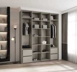 Como I Hinged Door Wardrobe 200cm - Cashmere 200cm - thumbnail 4
