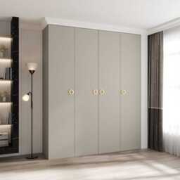 Como I Hinged Door Wardrobe 200cm - Cashmere 200cm