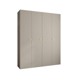 Como I Hinged Door Wardrobe 200cm - Cashmere 200cm - thumbnail 2