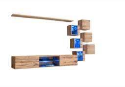 "Switch XXI Wall Entertainment Unit For TVs Up To 75"" - White 240cm White" - thumbnail 8