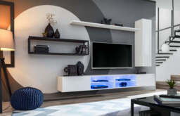 "Switch Metal IV Entertainment Unit For TVs Up To 75"" - 300cm Graphite" - thumbnail 2