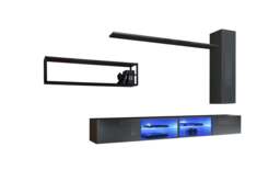 "Switch Metal IV Entertainment Unit For TVs Up To 75"" - 300cm Graphite" - thumbnail 4