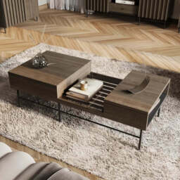 Piemonte PE-08 Coffee Table 134cm - Portland Ash 134cm - thumbnail 1