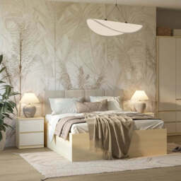 Terra 68 Hinged Door Wardrobe 80cm - Beige 80cm - thumbnail 7