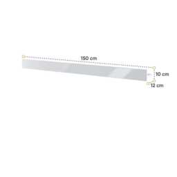 CP-13 Additional Shelf For CP-01 Vertical Wall Bed Concept 140cm - White Matt 150cm - thumbnail 6