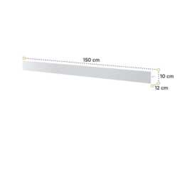 CP-13 Additional Shelf For CP-01 Vertical Wall Bed Concept 140cm - White Matt 150cm - thumbnail 3