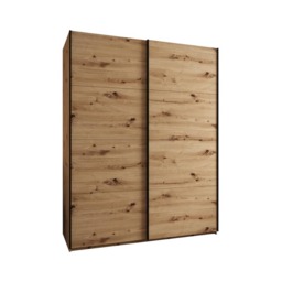 Trosa I Sliding Door Wardrobe 200cm - Black 200cm - thumbnail 5