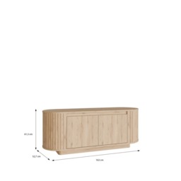 Chikuma TV Cabinet 162cm - Oak Natural 162cm - thumbnail 6