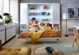 BC-03 Vertical Wall Bed Concept 90cm - Grey Matt 90 x 200cm - thumbnail 7