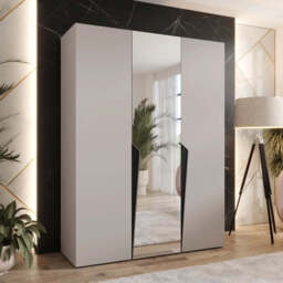 Piano II Hinged Door Wardrobe 150cm - Black 150cm - thumbnail 2