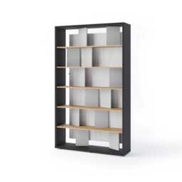 Fitt FP-01 Bookcase 125cm - Grey 125cm - thumbnail 2
