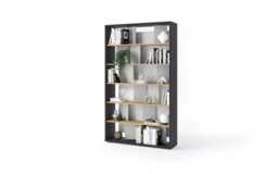 Fitt FP-01 Bookcase 125cm - Grey 125cm - thumbnail 3